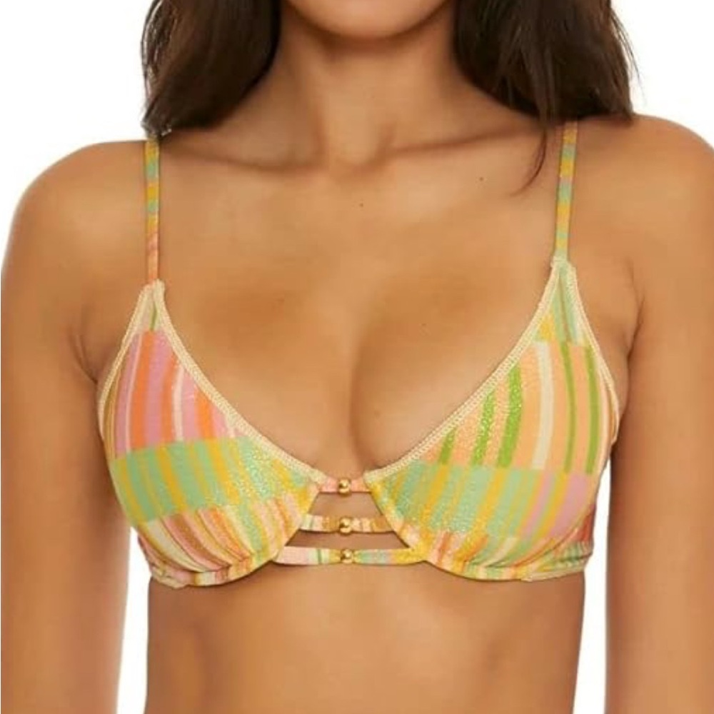NWT! BECCA BY REBECCA VIRTUE BIKINI TOP
